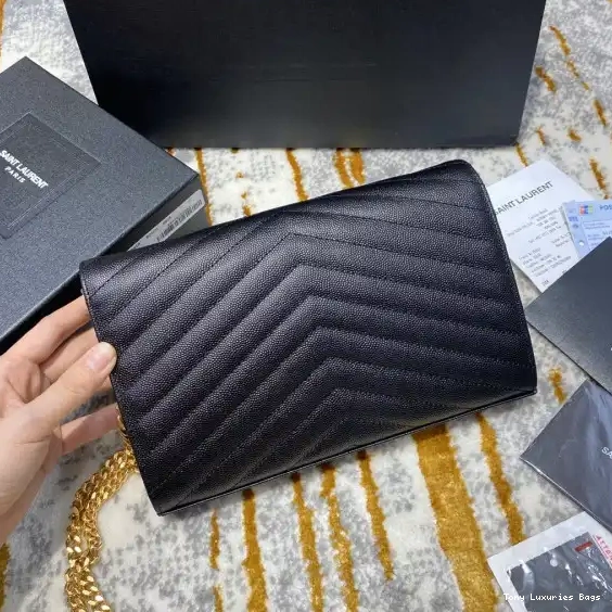 Tony Luxuries WALLET MATELASSÉ YSL CHAIN CASSANDRE 0512